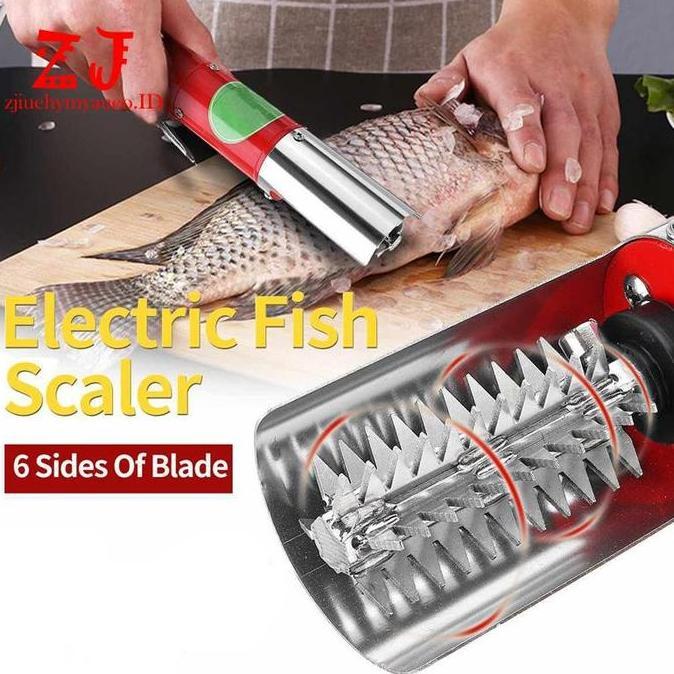 Allthebest- Alat Pembersih Sisik Ikan Elektrik Tahan Lama