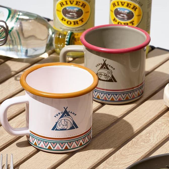 Gelas Camping Enamel Mobi Garden NX21666082 Yuru Camp Enamel Mug