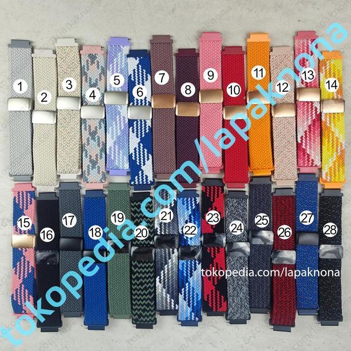 Ready 18mm BRAID MAGNET Strap Garmin Venu 4 - 41mm 3s 2s / Forerunner 265s 255s Music Vivoactive 4s 