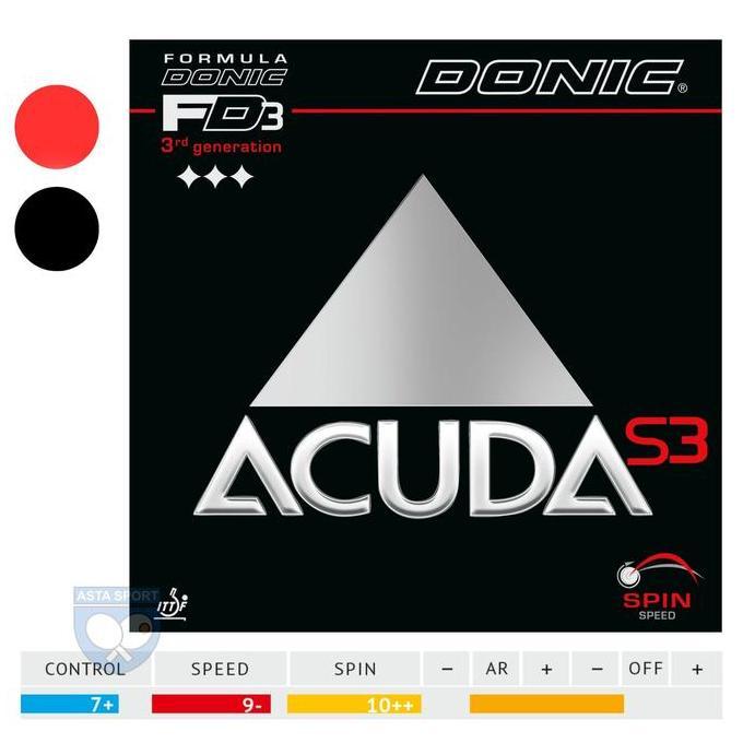 Donic Acuda S3 / karet bet pingpong
