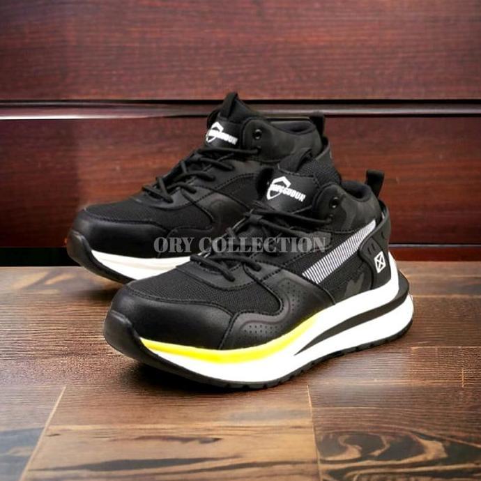 sepatu safety sporty Sepatu pelindung kerja sneakers sporty ujung besi pria wanita NO1 Safety Shoes