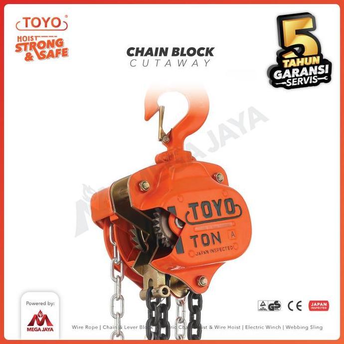 Chain Block / Takel 1 Ton x 15 Meter TOYO