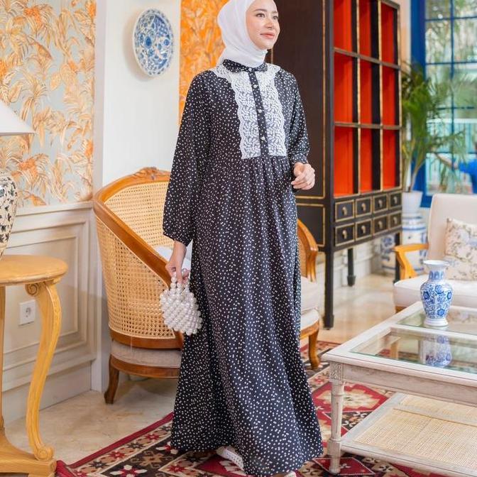 WOMENWEAR INDONESIA | Avula Dress | Dress Wanita Cantik | Gamis Muslimah | Gamis Busui Friendly | Ga