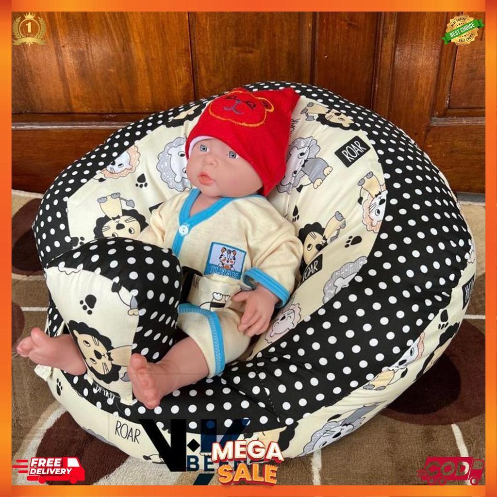 Premium Sofa Bayi Belajar Duduk | Kursi Duduk Bayi | Tempat Duduk Bayi | Di Lengkapi Sabuk Dan Banta