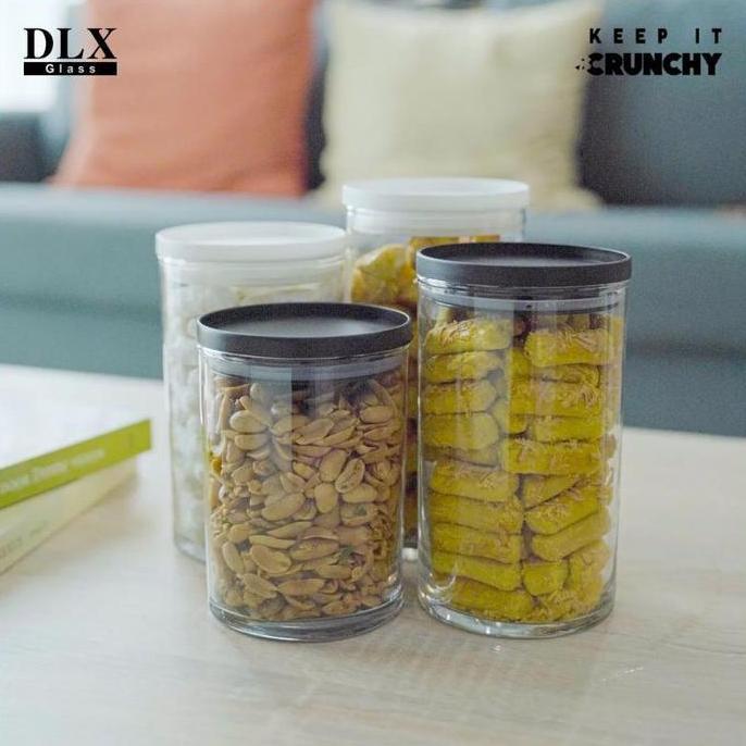 (Garansi) PROMO LEBARAN Set Toples Lebaran Isi 3 | Toples Kaca | Toples Makanan | Toples Jajan Lebar