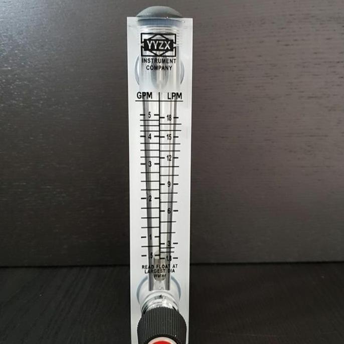 Flow meter RO 5GPM/18LPM / Alat Ukur Arus Air dan Angin Regulator