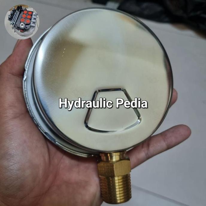 10 Bar Pressure gauge 4 inch RANSBURG // Manometer Gauge 4 inch 10 bar RANSBURG