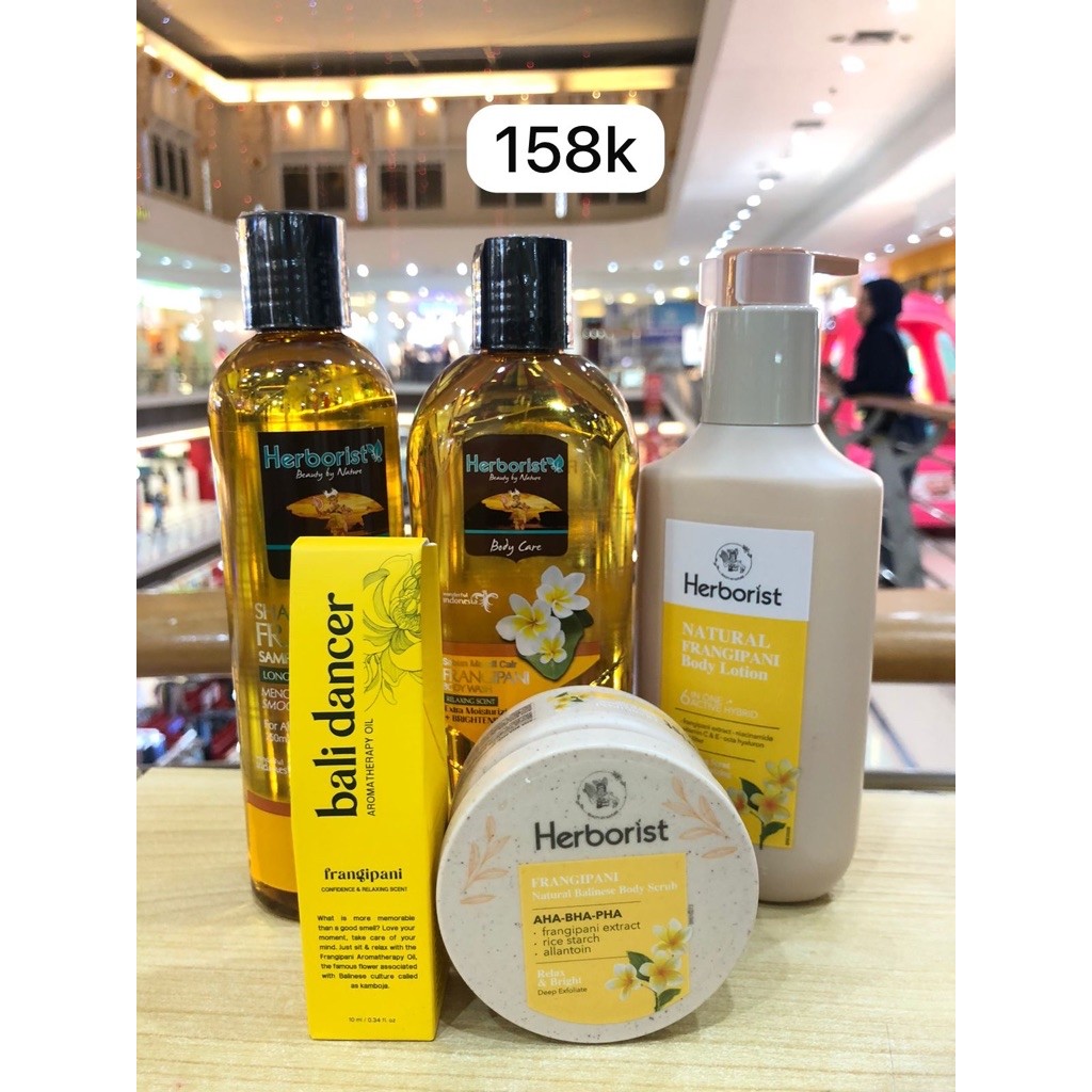 Set Frangipani herborist/Body care/Herborist/set seserahan/gift