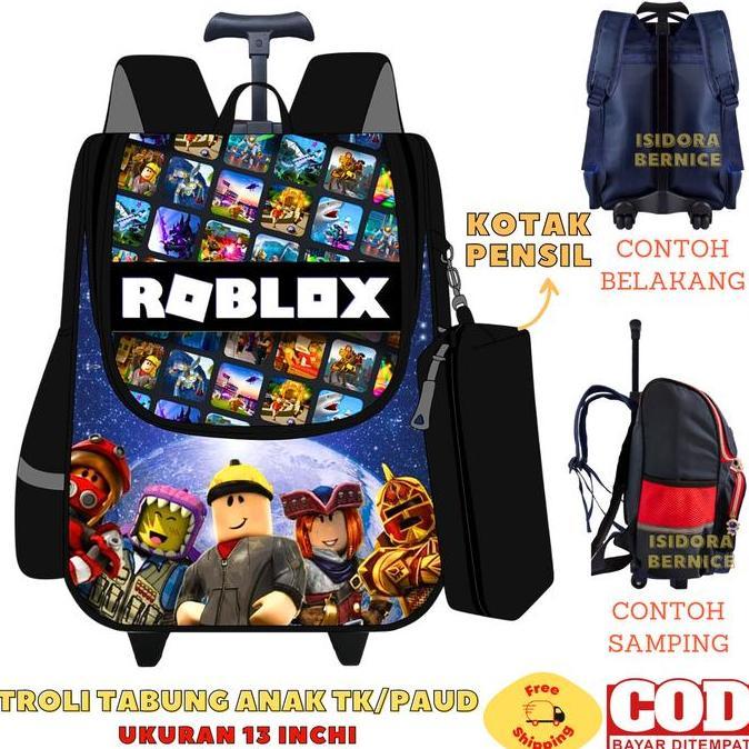 PTASI TAS TROLI ANAK TK PAUD TAS TROLI ANAK LAKI LAKI TAS TROLI ANAK PAUD CEWEK UNICORN ASTRONOT TEB