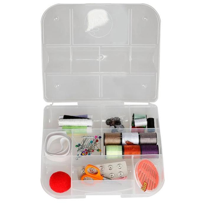 Kapanpun- Sewing Kit Box Set - Tool Set Alat Jahit Menjahit Dengan Deluxe Box