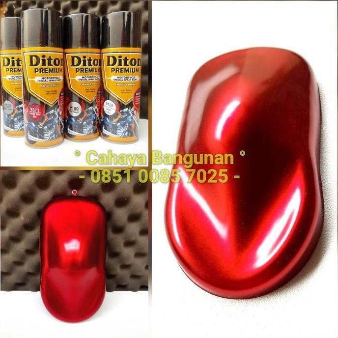 Nexwill- Paket Diton Premium Candy Tone Red Merah 9311 Cat Semprot Pilox Pylox