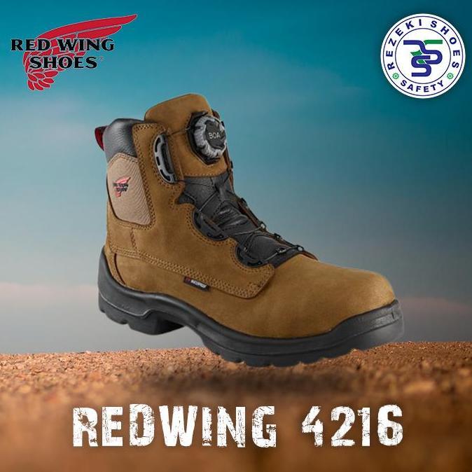 Sepatu Safety Redwing 4216 - Safety Shoes Redwing 4216 Pria Besi - SEPATU SAFETY terlaris
