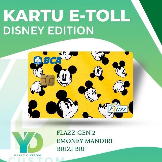 Promo Kartu etoll Flazz BCA Gen 2 Suport NFC Edisi Disney Diskon