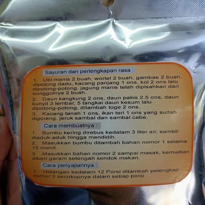 MURAH Bubur Pedas Instan / Bubur Pedas Sambas / Makanan Khas Kalbar KS