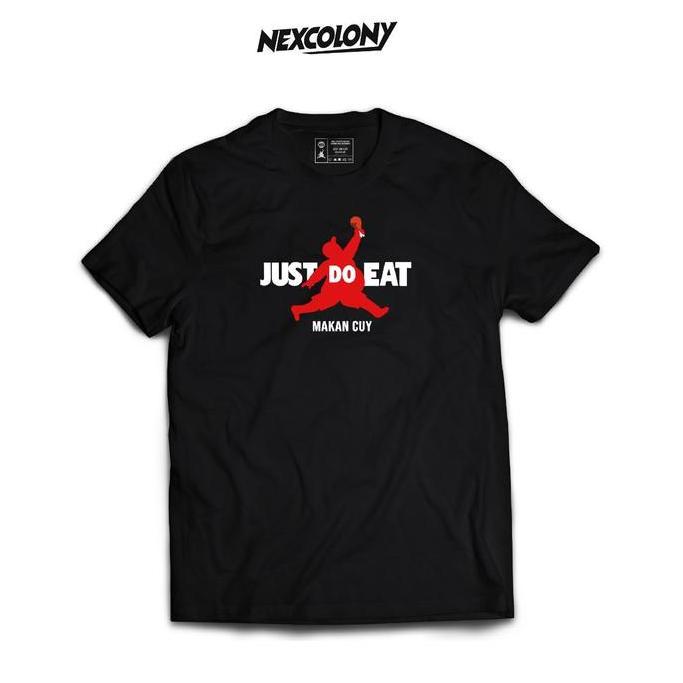 Kaos Hitam Just Do Eat - Nexcolony Official