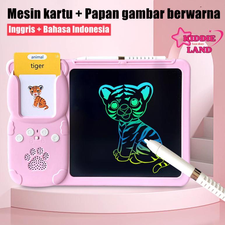 [KIW] Mainan Tablet Gambar Mesin Pendidikan Mesin Kartu Pintar Alat Tulis Mainan Edukasi Anak