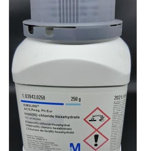 Medkit- Ferri Kloride/Iron (Iii) Chloride/Fecl3 For Analisis Merck 10 Gram