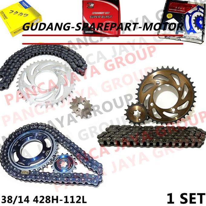 GEAR SET BAJA GEAR PAKET RANTAI SEPUH BAJA RACING JUPITER MX NEW 135 PREMIUM