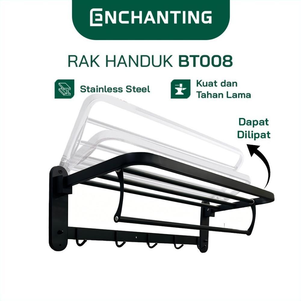 [FT] Rak Handuk Stainless Europe Enchanting BT008 Model Lipat