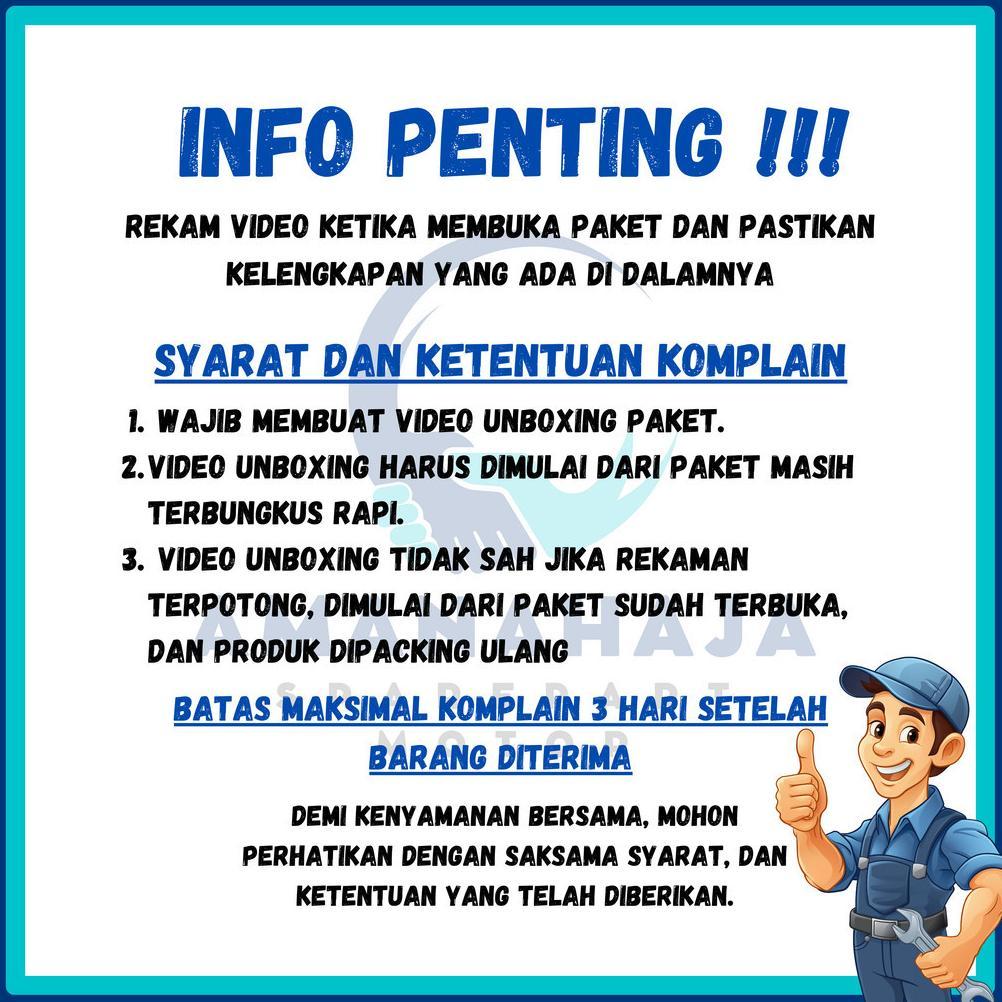 (Garansi) Ori As Shock Depan Tiang Shock Beat Vario 125 Led (Kzl) | Sparepart Original Suku Cadang S