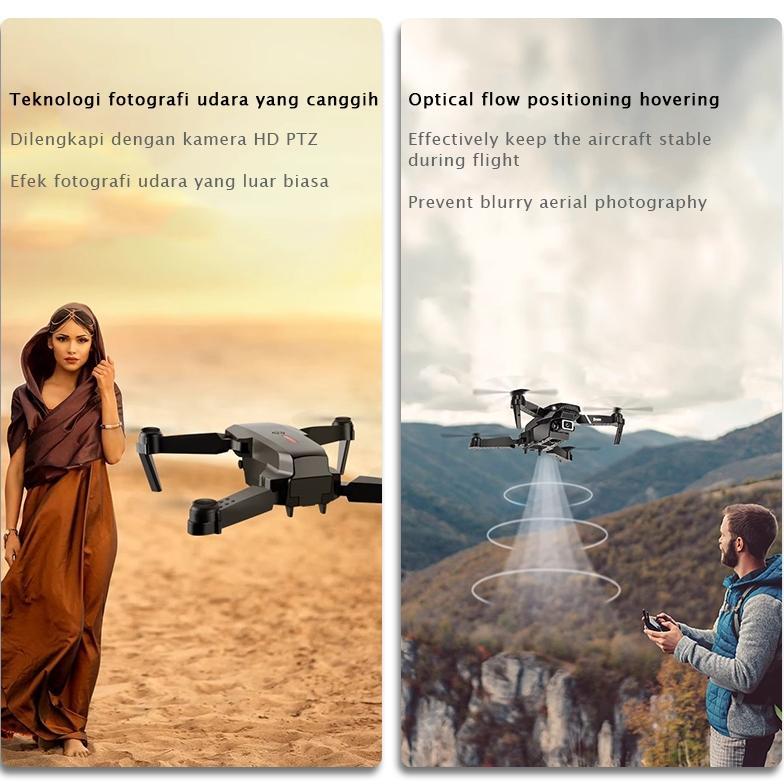 Drone Kamera Jarak Jauh Fotografi Udara Profesional Murah Dual Camera Drone Premium