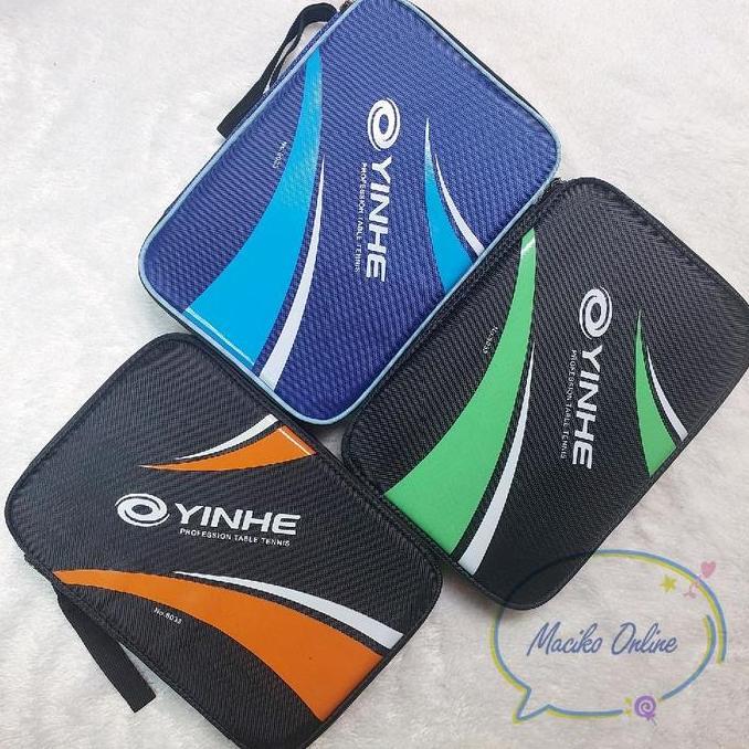Cover Bet Yinhe 8033~Tas Cover Bet Pingpong Tenis Meja Yinhe Double Case 8033