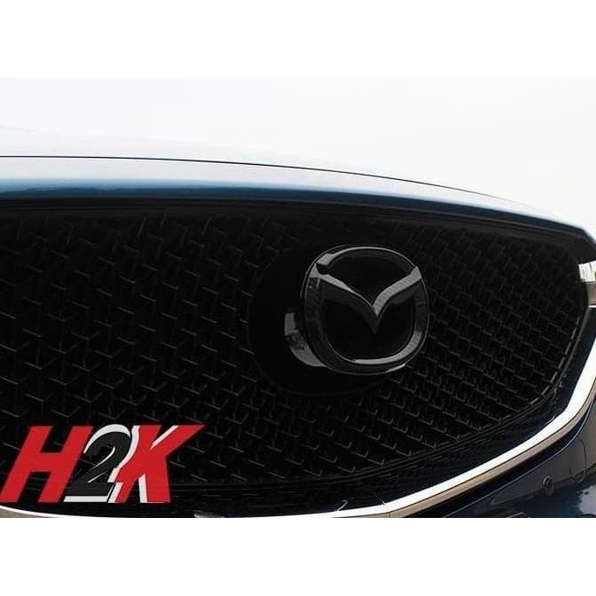 Promo Aksesoris CX5 - Logo Cover - Emblem Cover Carbon Mazda CX-5 2012 2013 2014 2015 2016 Diskon
