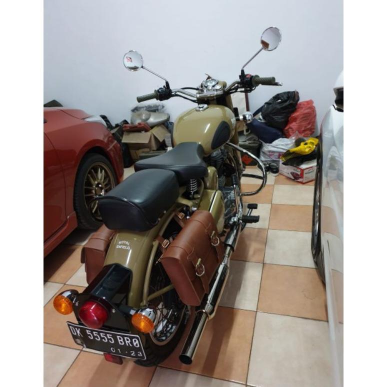 official tas motor re royal enfield tas motor w175 sidebag custom tas motor classic norton bsa bmw