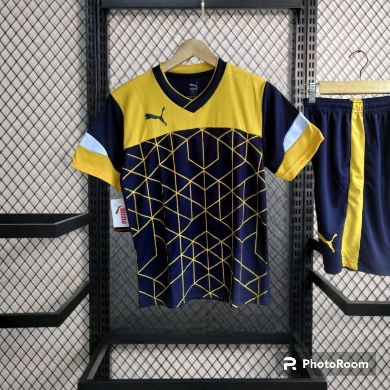 new arrival bisa sablon nama dan momer punggung  setelan olahraga anak laki laki sd kostum baju bola