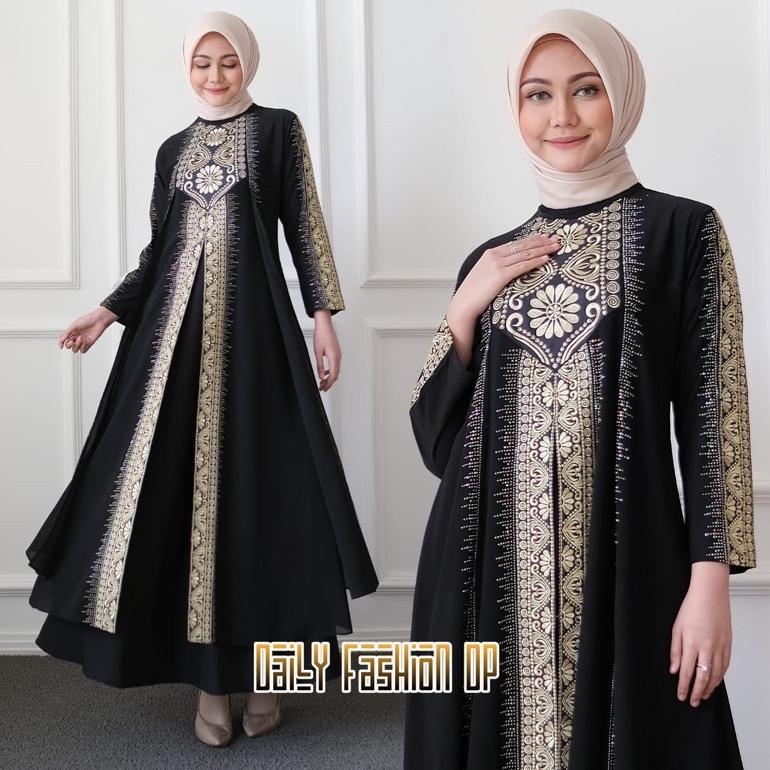 DISKON GAMIS TURKEY 1062 TURKEY 3410 HAWA #135 DRESS BUSANA MUSLIMAH BY ORIGINAL MEGA STORE FARZOLLA
