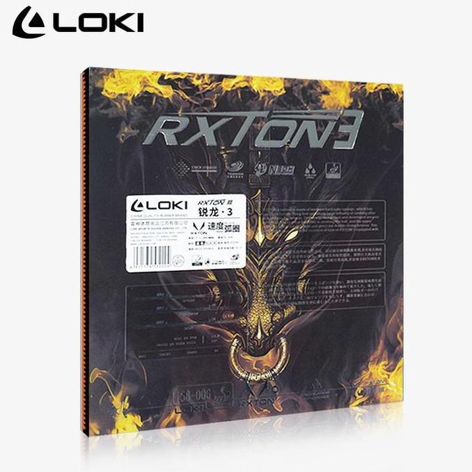 Karet Pingpong LOKI RXTON 3 Versi Terbaru / Karet Pingpong Tenis Meja Loki Rxton 3 Original