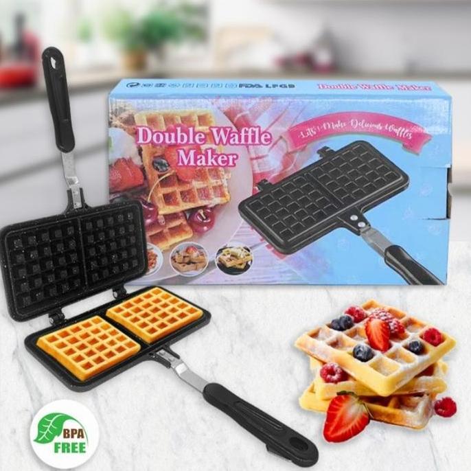 Double Waffle Pan Maker Croffle Pancake