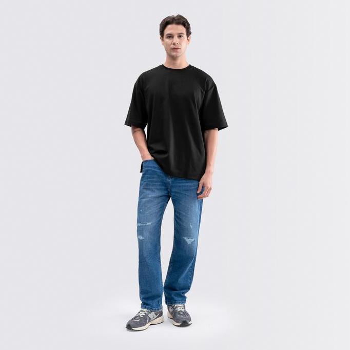Livehaf - Boxy Ease Tee Black