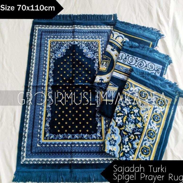 Murah Sajadah Turki Bulu Tebal / Sajadah Turki Bulu Lembut / Sajadah Dewasa Ukuran Besar