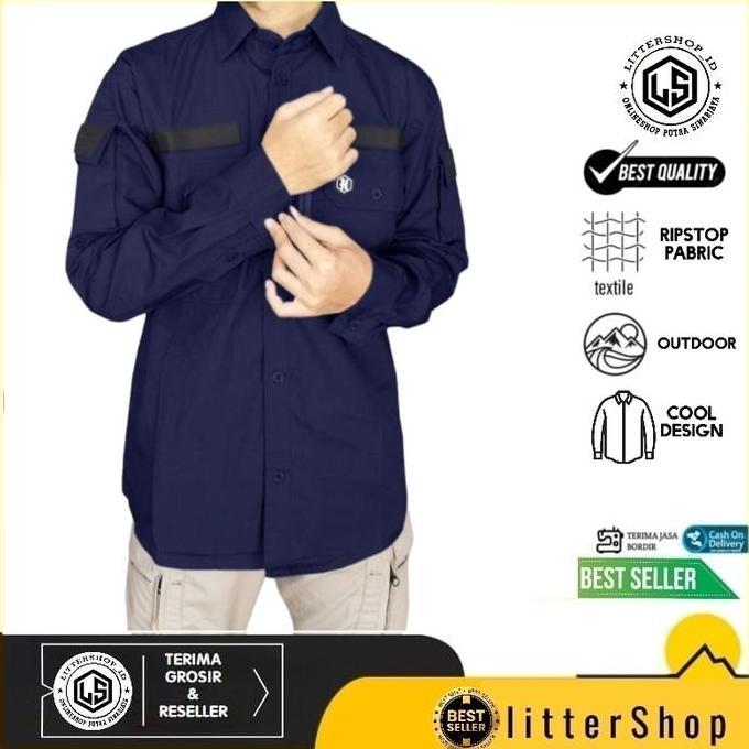 Kemeja Tactical PDL Lapangan Outdoor Baju Taktikal Komunitas Kerja HK