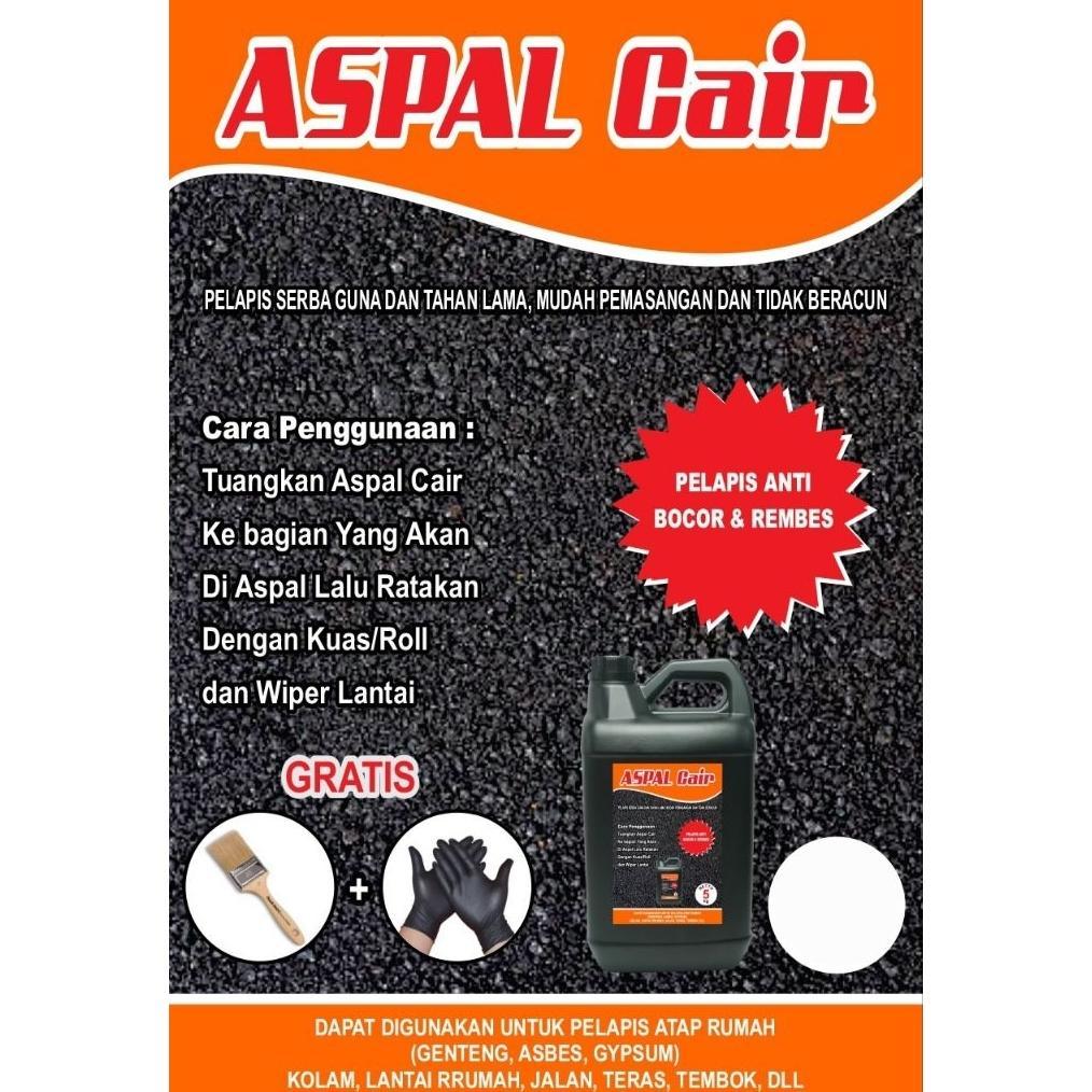Aspal cair 5kg Emulsion waterproofing
