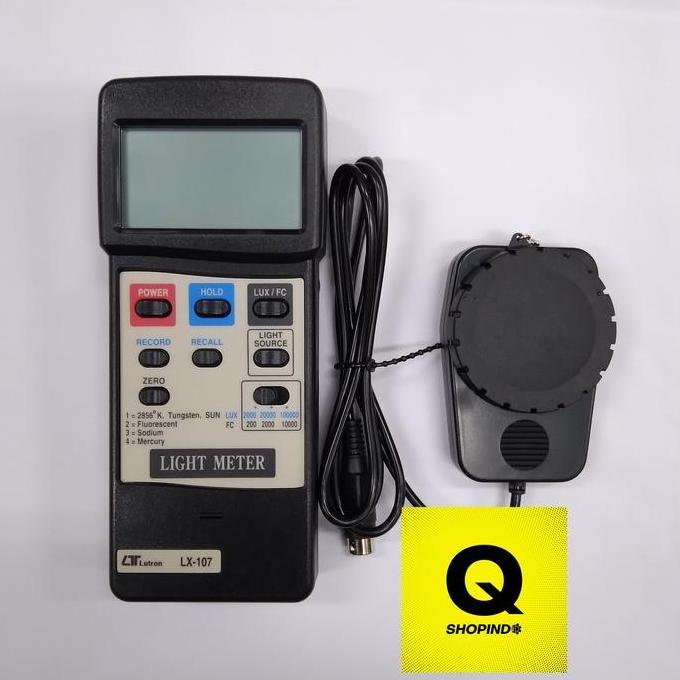 Lutron LX107 / LX-107 / LX 107 / Dital lux meter / lux meter