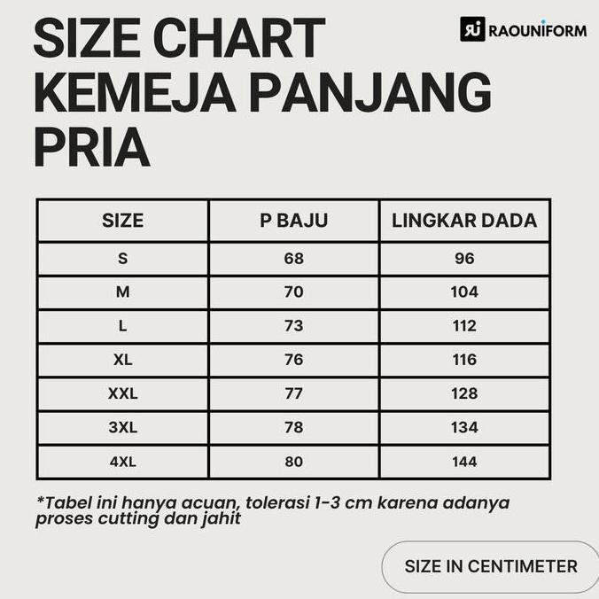 RAOUNIFORM Seragam Dinas PDL Abu Tua Lapangan Pria Lengan Panjang Seragam PNS Custom Bordir