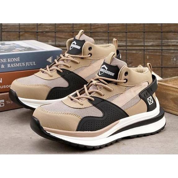 SEPATU SAFETY BOOT ANTI PAKU UJUNG BESI SPORTY SAFETY SHOES SAFETY SHOES PRIA IMPORT RINGAN Kerja te