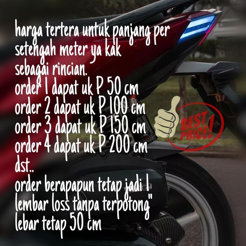 termurah sticker scotlite merah tua mettalik candy scotlite dark red candy skotlet motor vario merah