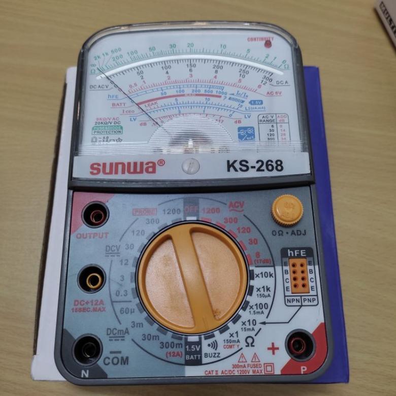 Multitester Analog Sunwa Ks-268 Multitester Original Sunwa