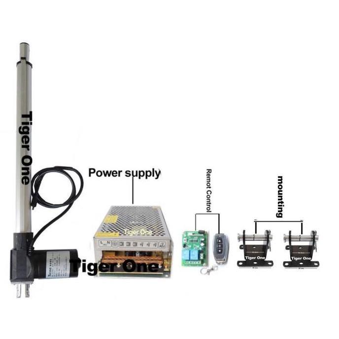 Kumau Aktuator, Actuator 24V Linear Aktuator, Linear Actuator 750mm 6000N