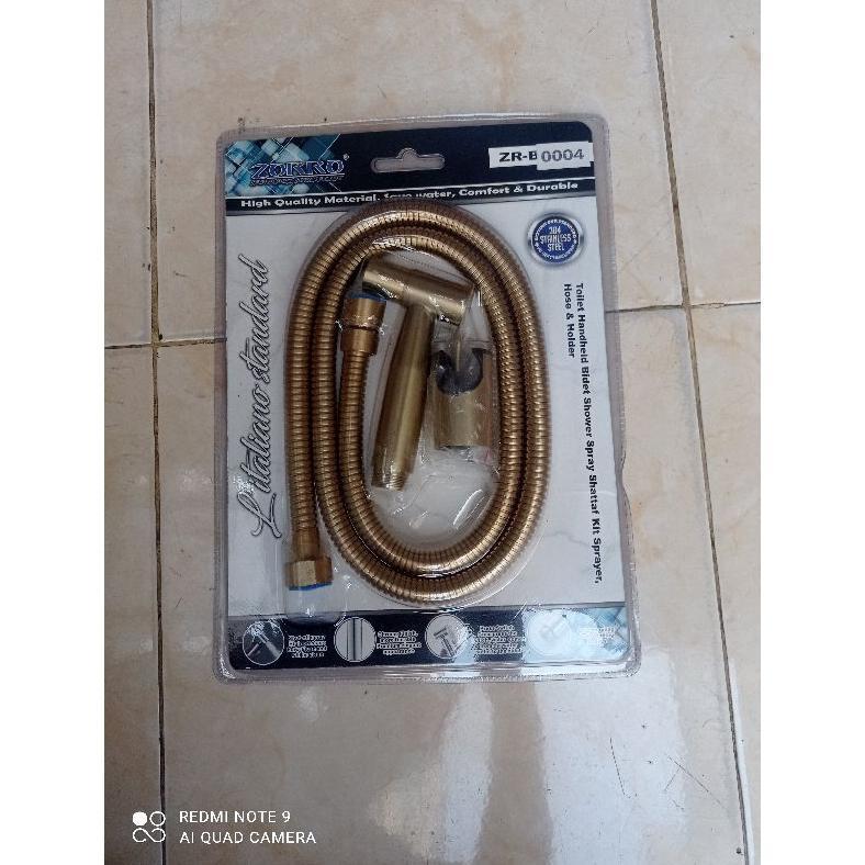 Jet Shower Stainless Gold Jet Shower Toilet