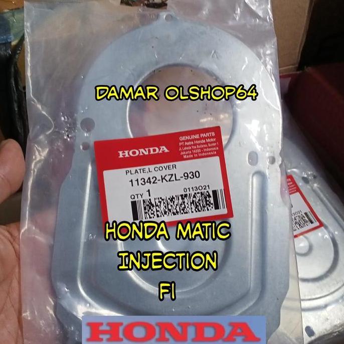 Promo Plate L Cover tutup gigi selah spacyFi beat pgmfi 11342-KZL-930 original Honda  Motor Diskon
