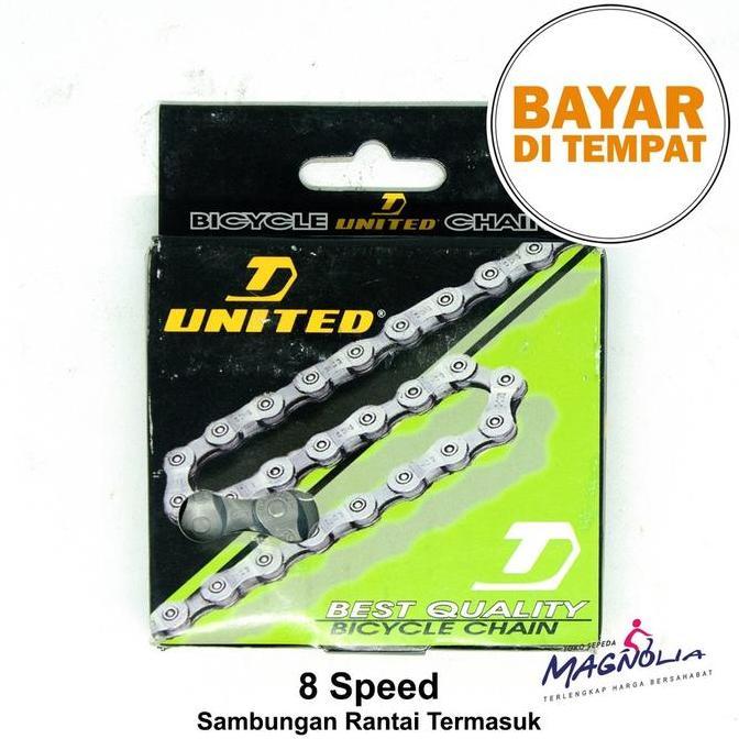 Promo Rantai Sepeda 8 Speed Sepeda United MTB Gunung Lipat Roadbike Balap Diskon