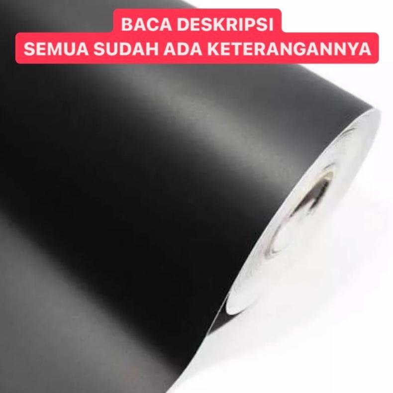 RECOMMENDED Wrapping motor - Sticker Skotlet Hitam doff dop skotlet motor mobil lebar 45cm