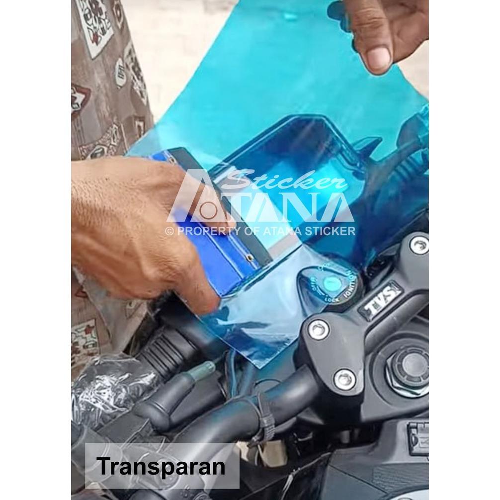 KUALITAS SUPER Skotlet Biru Muda Glossy Doff Transparan Stiker Ice Blue Aqua Decal Anti Gores Gilap 