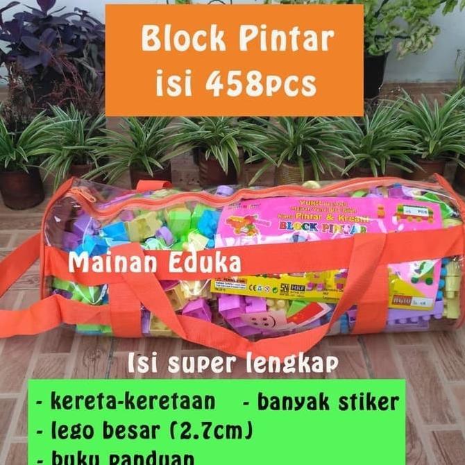[XZ] Mainan Edukasi Anak Block Pintar Happy HanLo 458 PCS