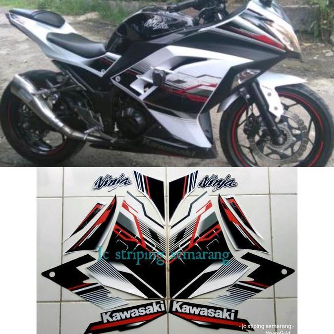 BEBAS ONGKIR - Striping ninja 250 fi se putih