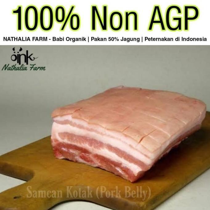 Samcam Babi Organik - Pork Belly - Daging Babi Organik